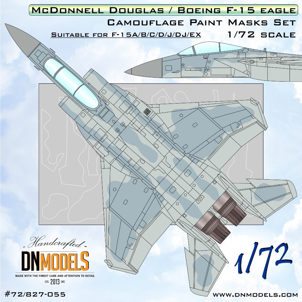 F-15 Eagle Camouflage Paint Masks Set