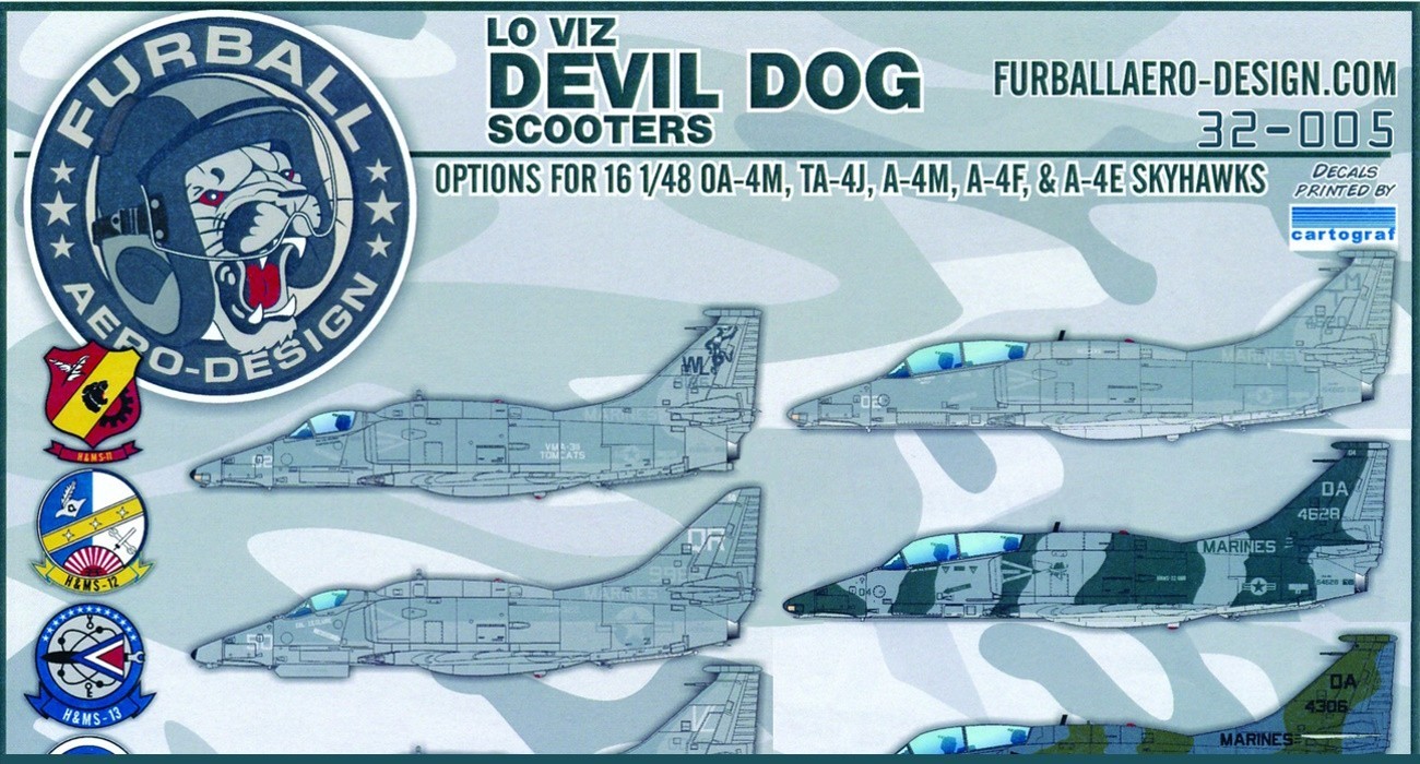 Decals: 'Lo-Viz Devil Dog Scooter' Spring Release