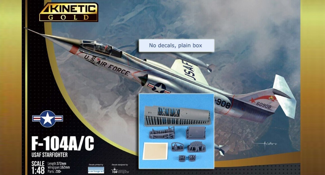 F-104A [late] Kit & Detail Set Bundle Released