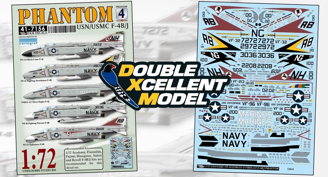 Decals: F-4B/J USN & USMC Marking Options