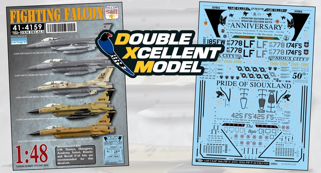 Decals: USAF & ANG F-16A/C/D Released