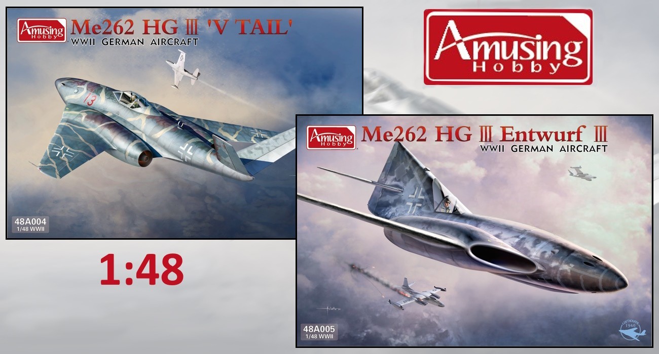 Me262 V-Tail & Me262 Entwurf III August Releases