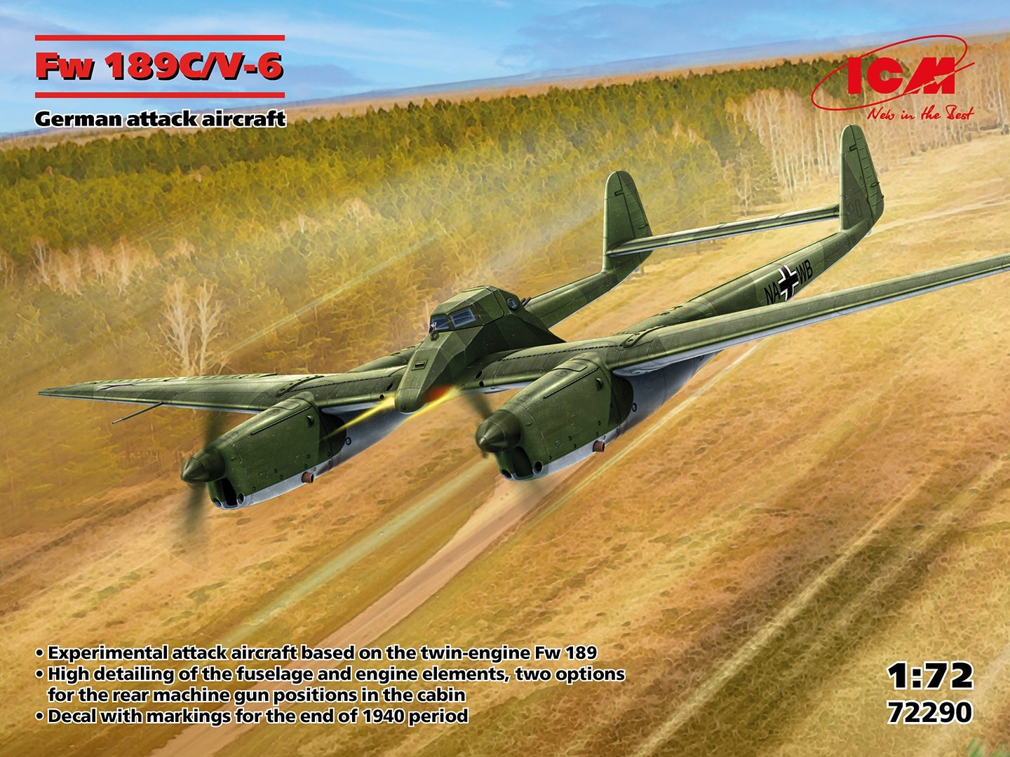 SOON ON SALE: Fw 189C/V-6 German attack aircraft
