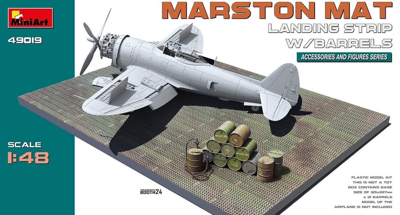 Marston Mat Landing Strip with Barrels Out Soon