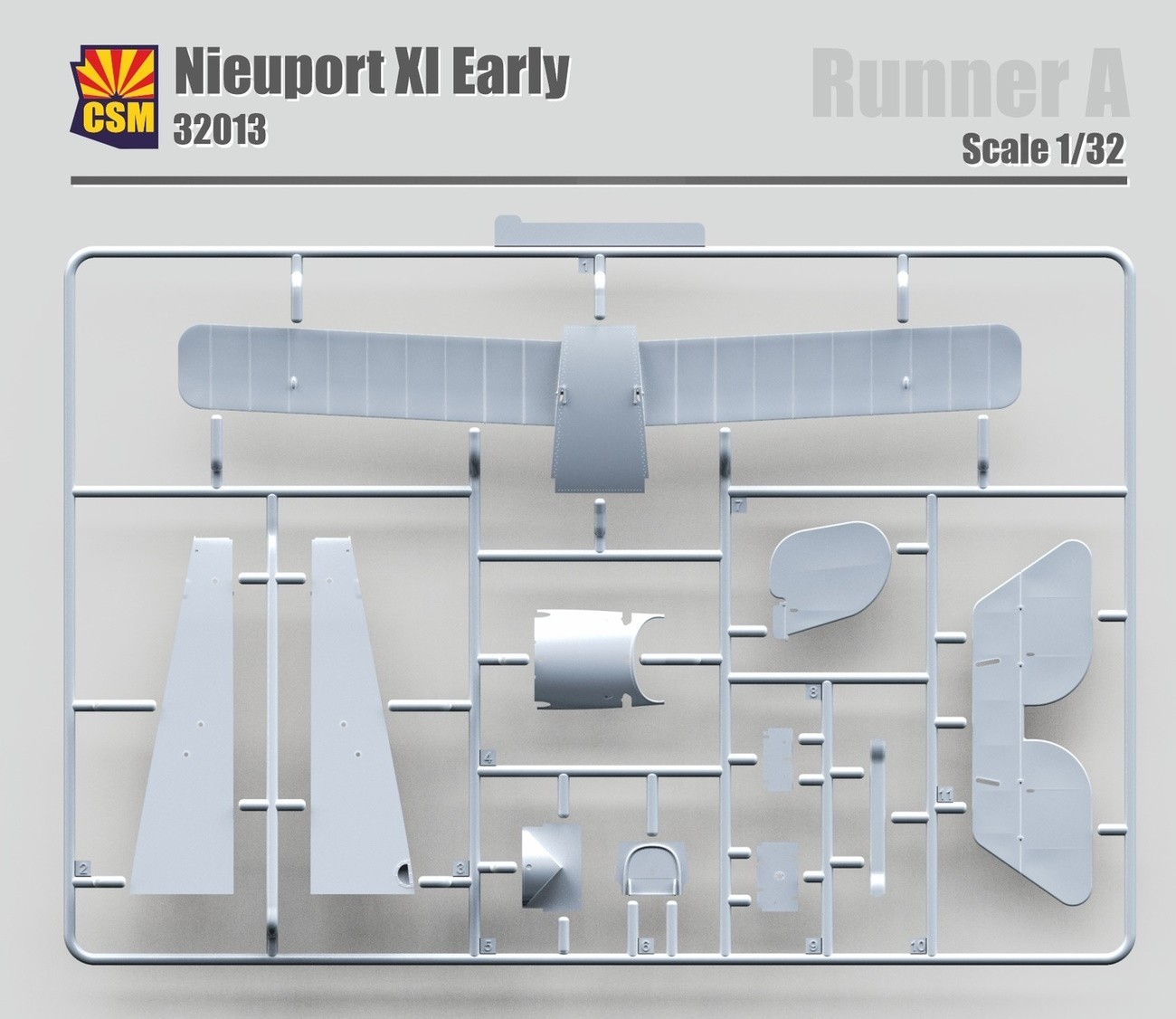 Nieuport 11 Sprues