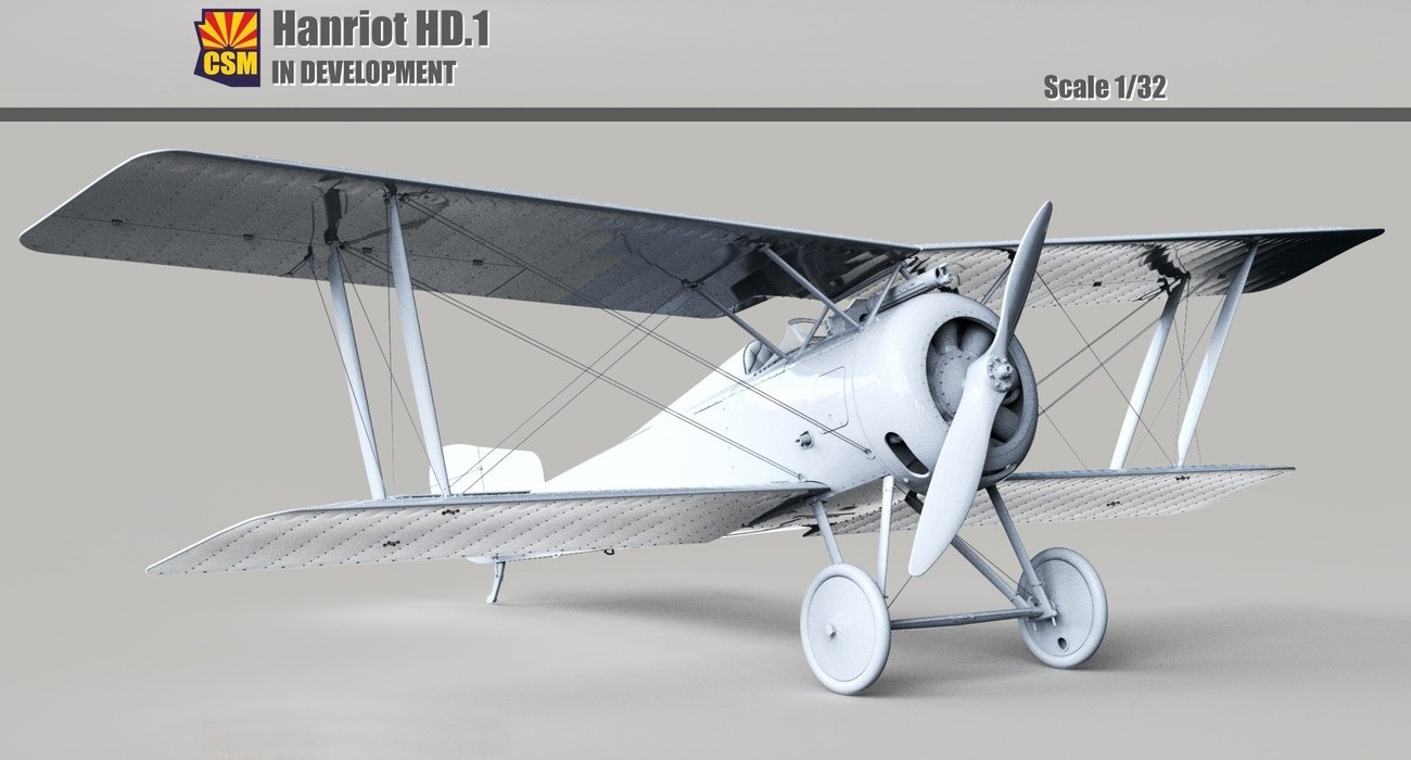 Hanriot HD.I Renders