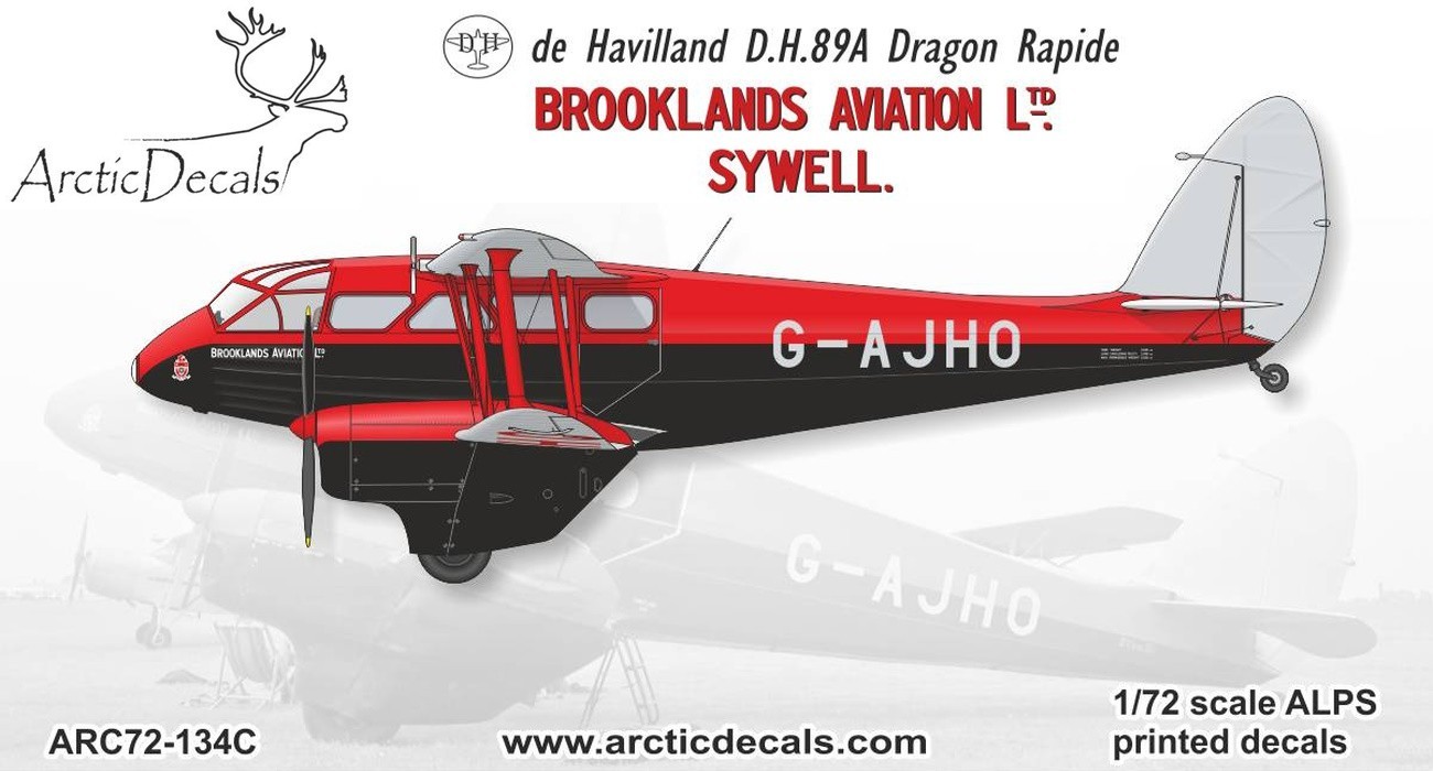 Brooklands DH.89A Rapide Decals & Masks Released