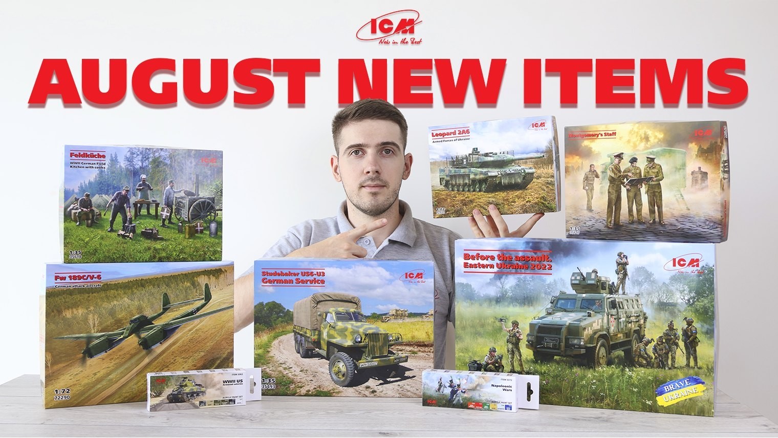 NEW VIDEO: Review of ICM AUGUST 2024 Plastic Model Kits