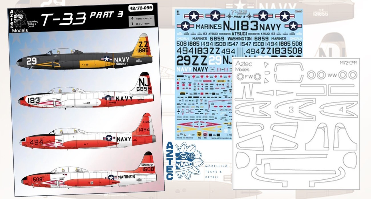 T-33/TV-2 Decal & Mask Sets Released