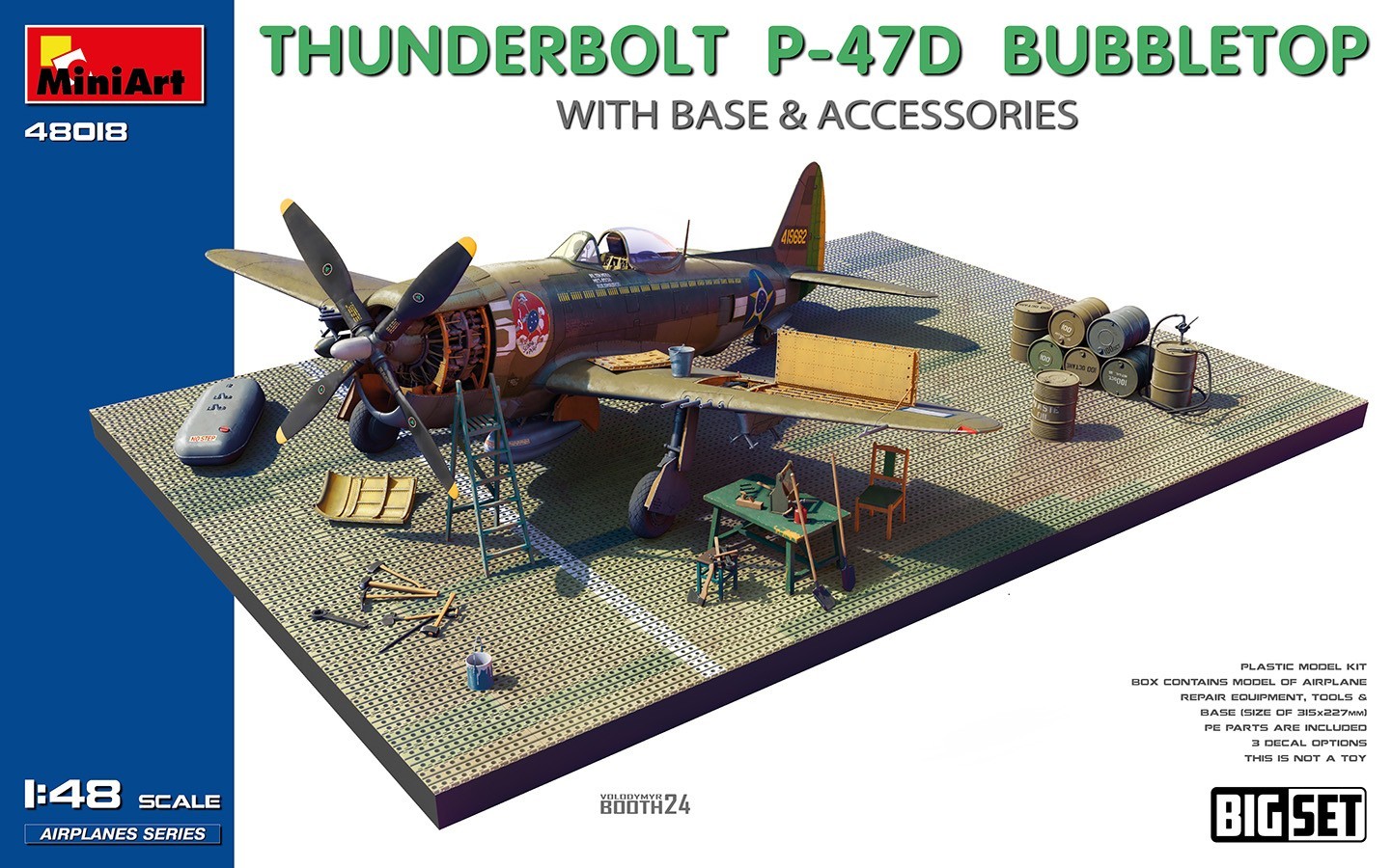 P-47D Bubbletop  With Base & Accessories Incoming