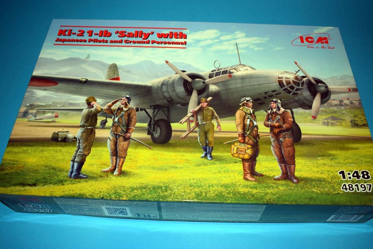48197  KI-21-IB “Sally” with Japanese Pilots and Ground Personnel