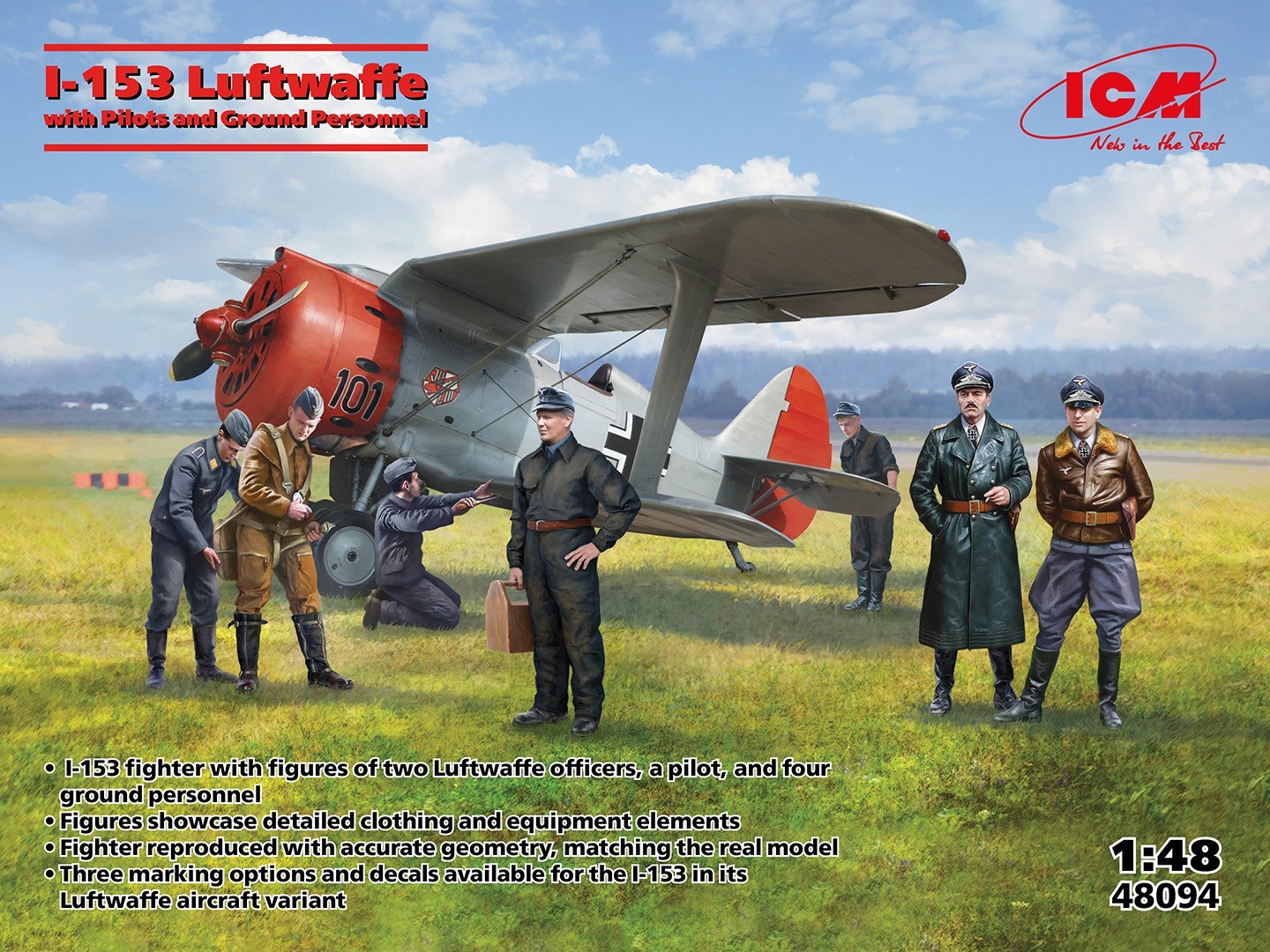 SOON ON SALE: I-153 Luftwaffe with Pilots & Ground Personnel