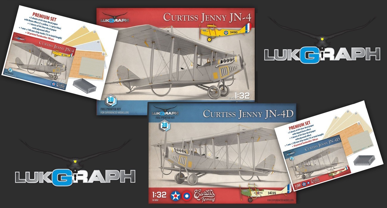 3D Printed Jenny JN-4 & JN-4D Released
