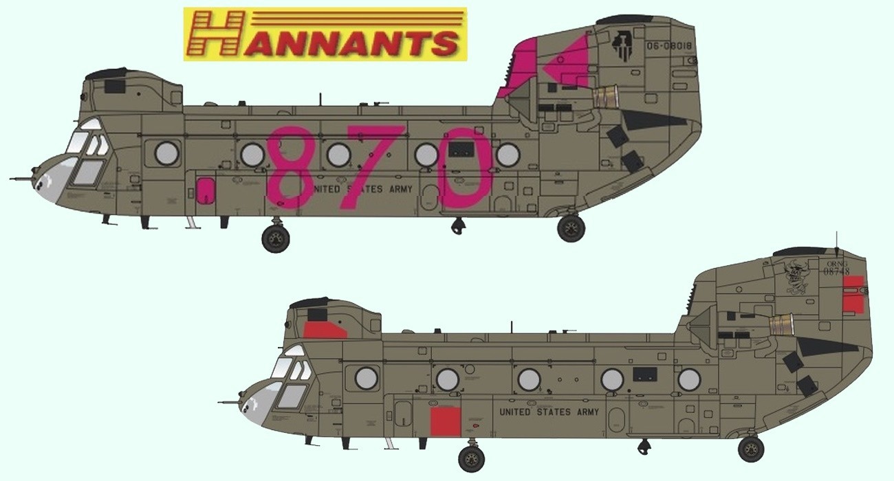 Decals: Chinook US Army