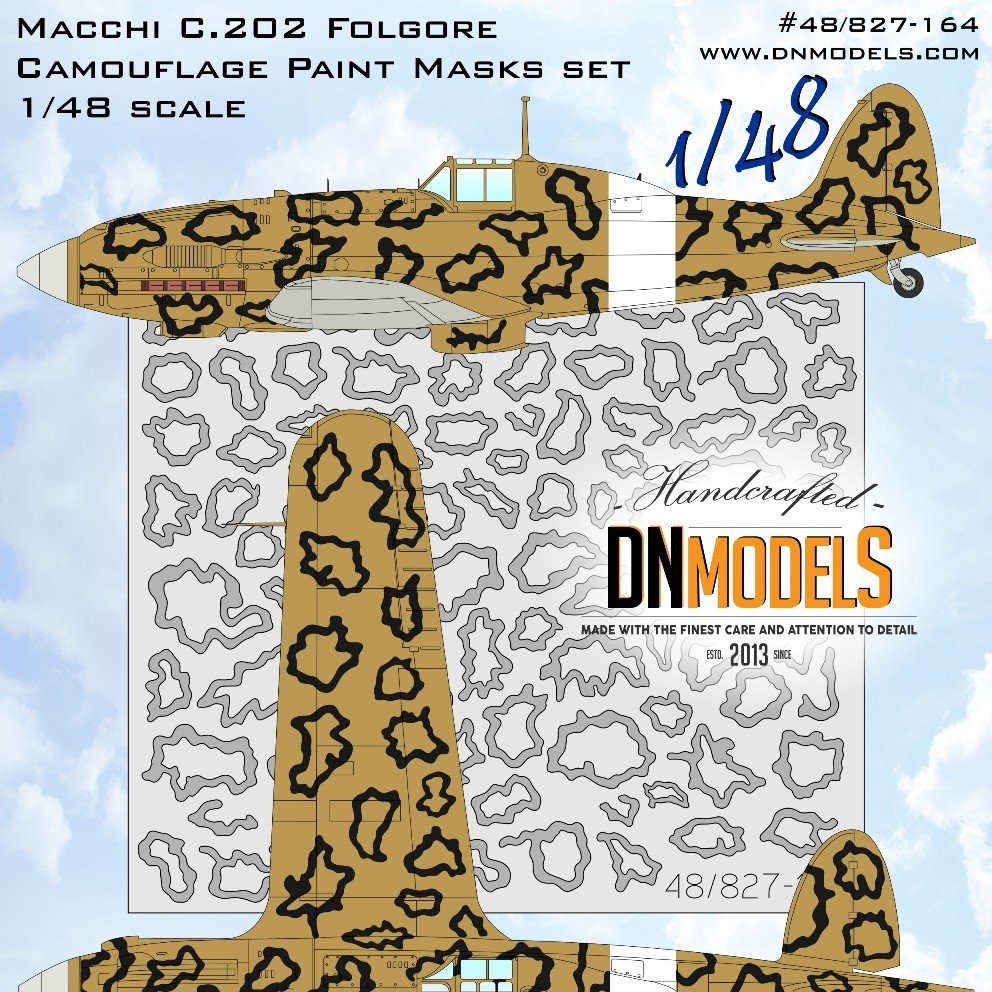 C.202 Folgore Camouflage Paint Masks Set