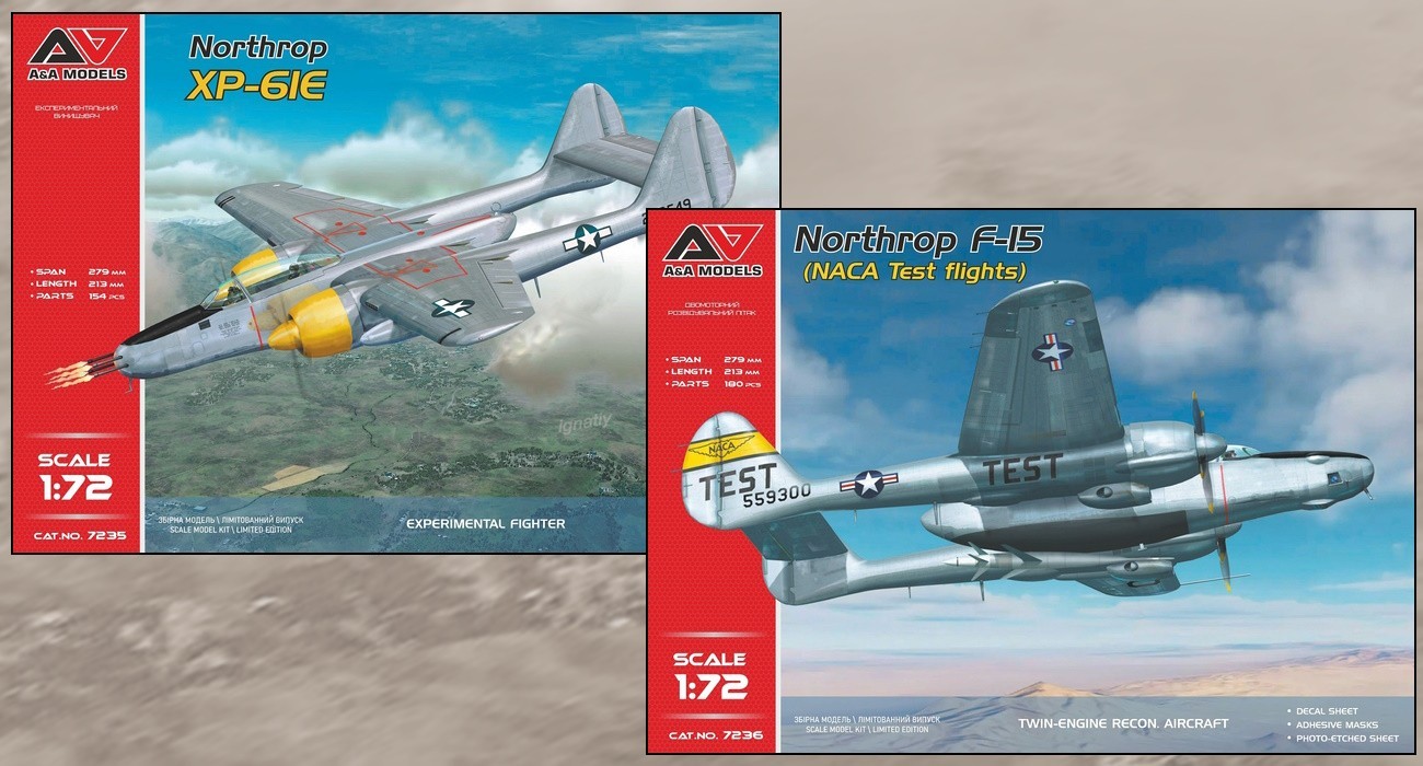 XP-61E & F-15A ‘Reporter’ February Releases