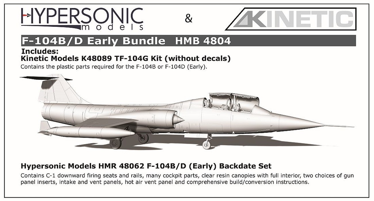 F-104B/D (Early) Conversion Set Incoming
