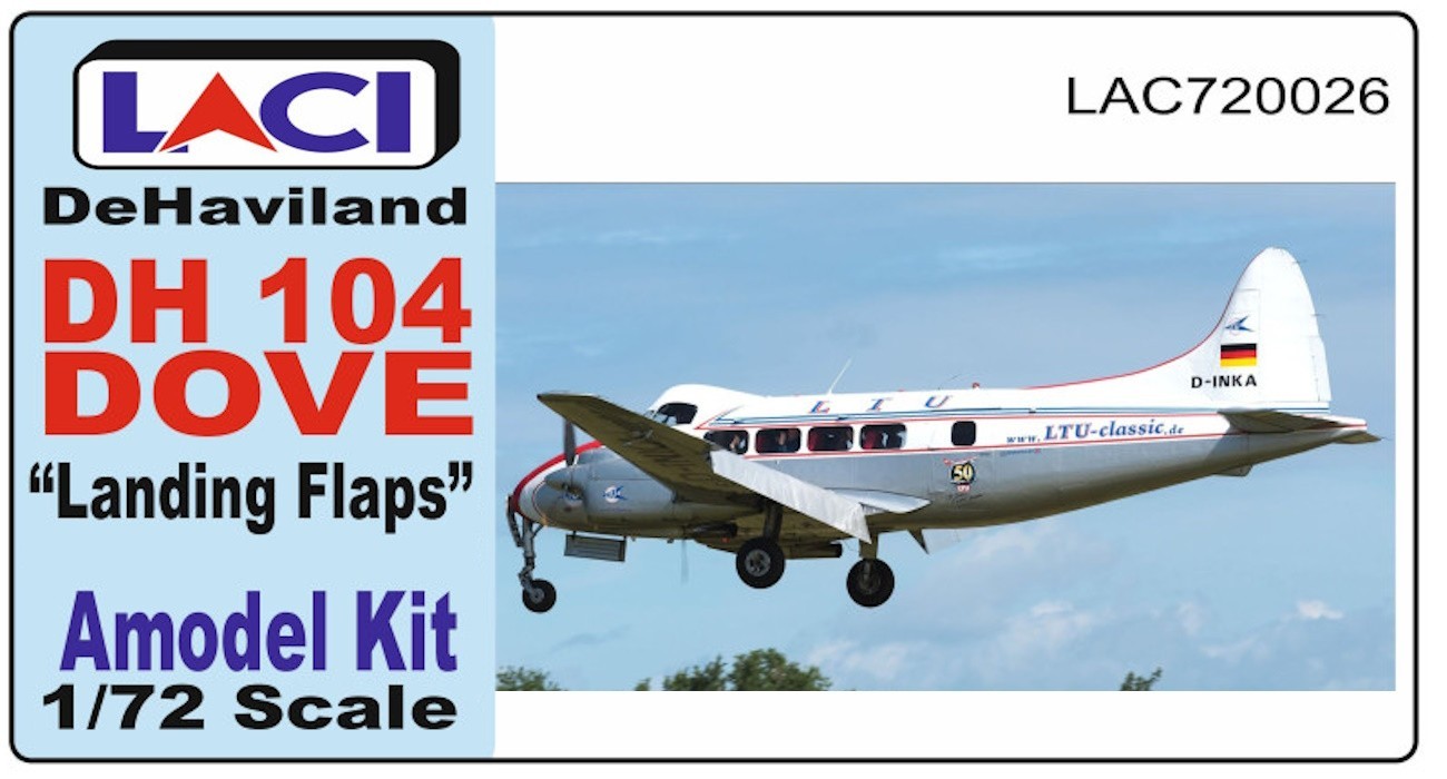 DH 104 Dove Landing Flaps Released