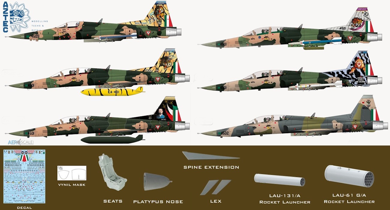 F-5 Detail & Decal Set Bundles Released