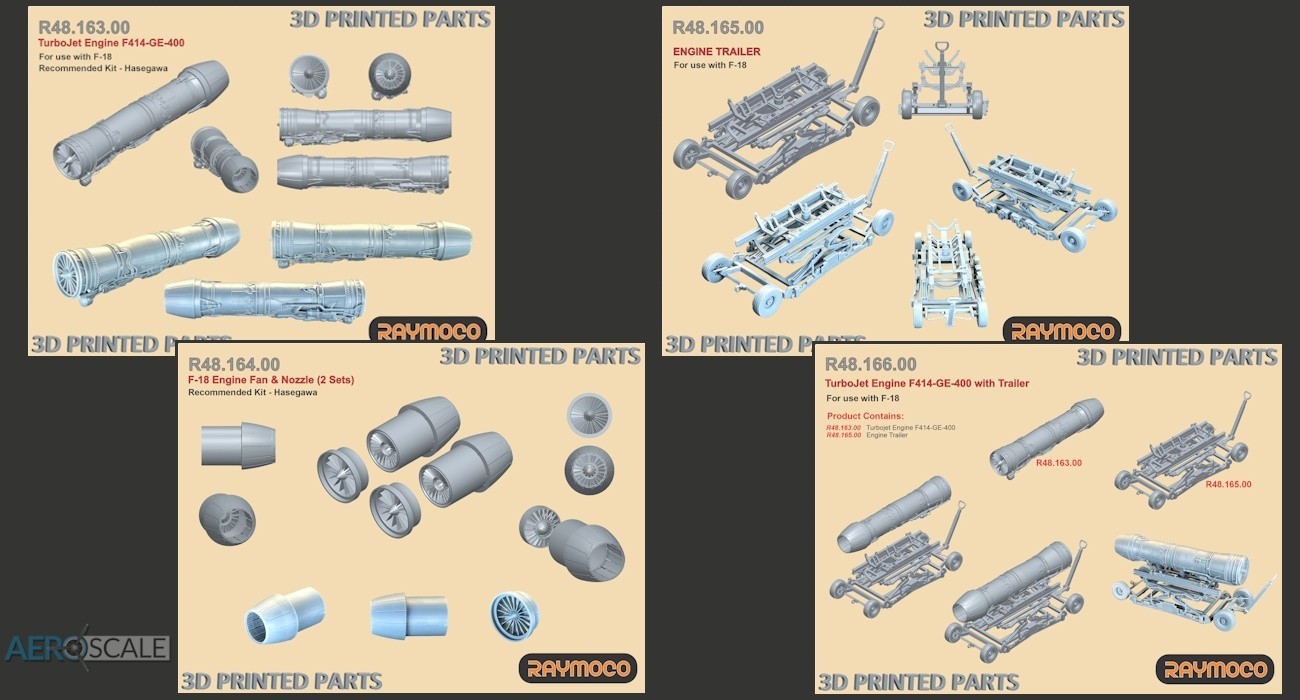 F/A-18 Hornet Engine & Trolley Sets Released