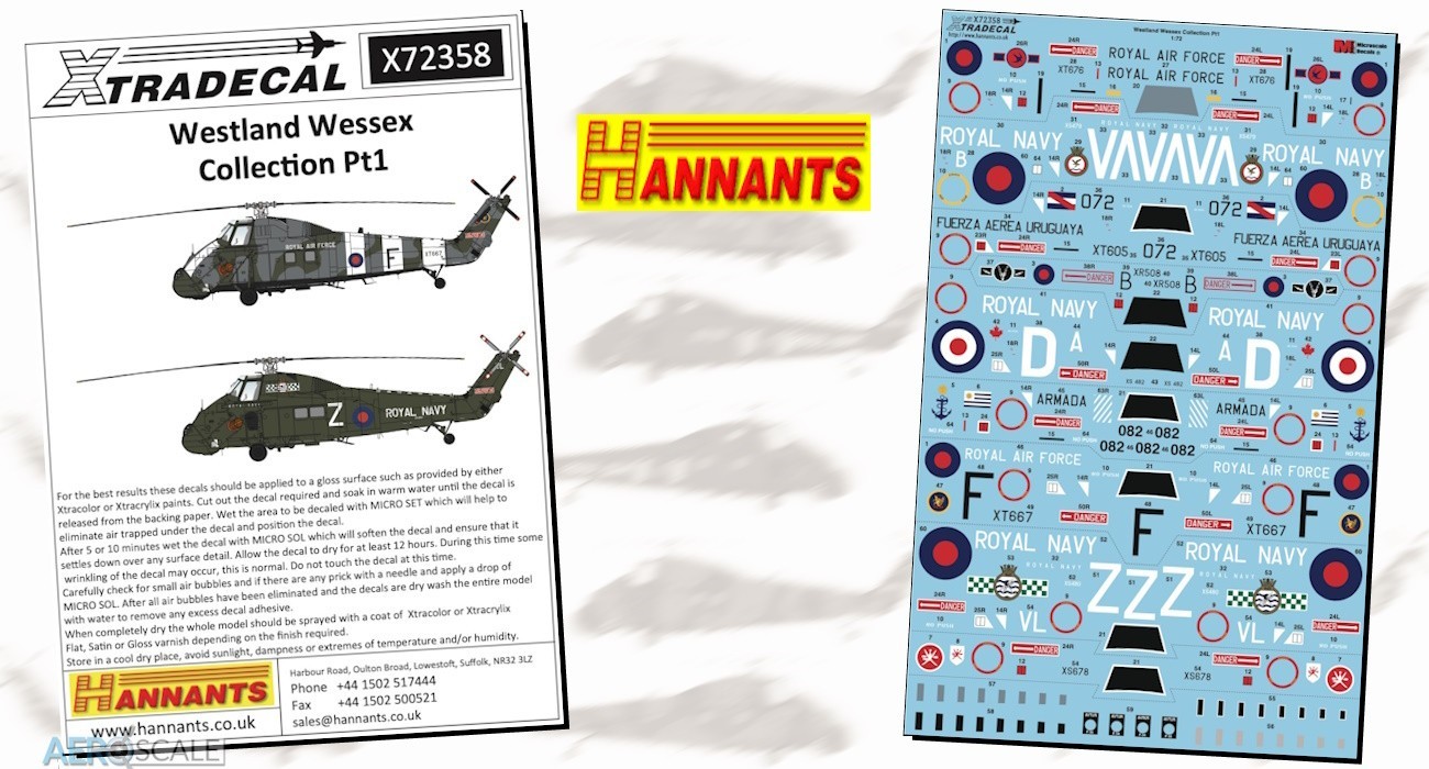 Decals: Westland Wessex Part 1