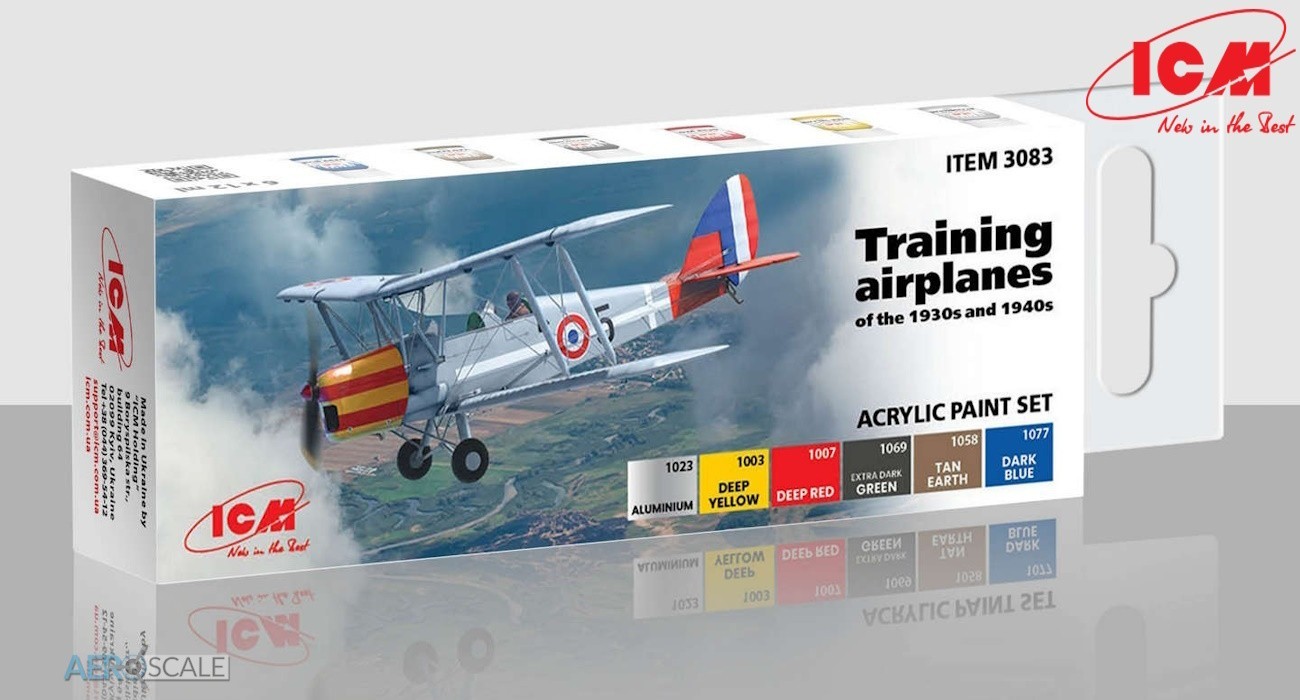 SOON ON SALE: Acrylic Paint Set 1930's & 1940's Training Airplanes