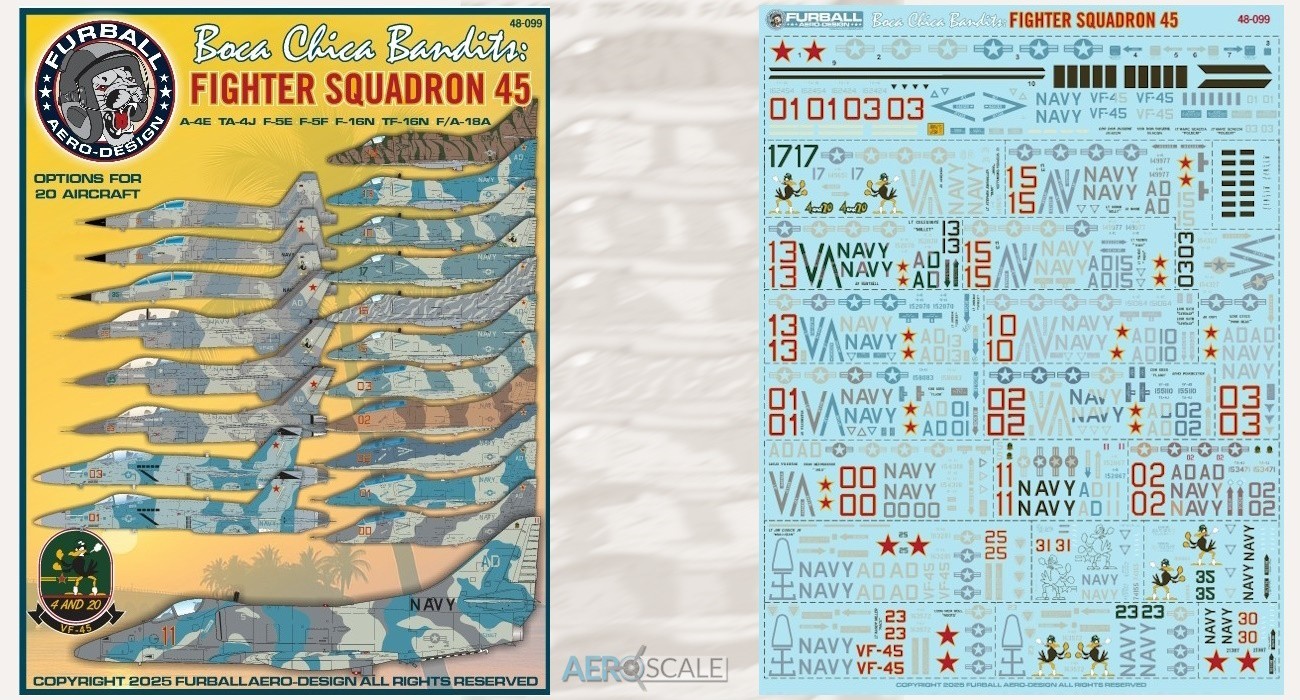 Decals: Boca Chino Bandits VF-45