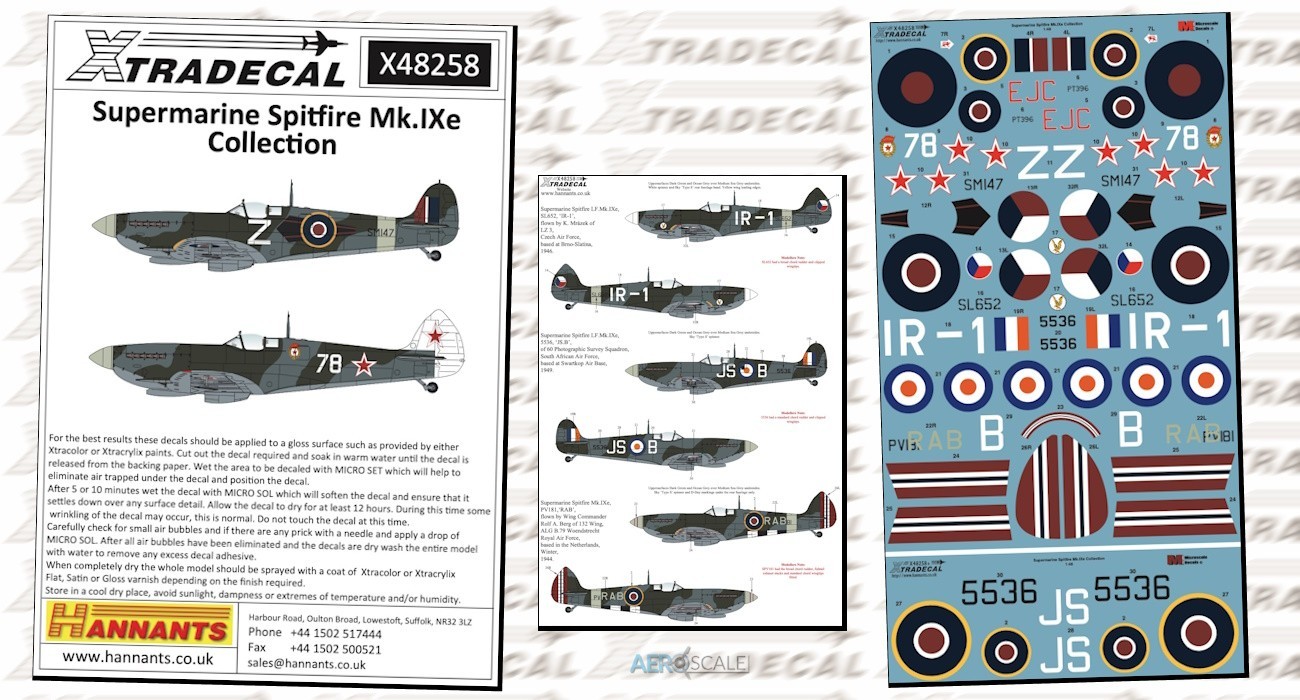 Decals: Spitfire Mk.IXe Collection Planned