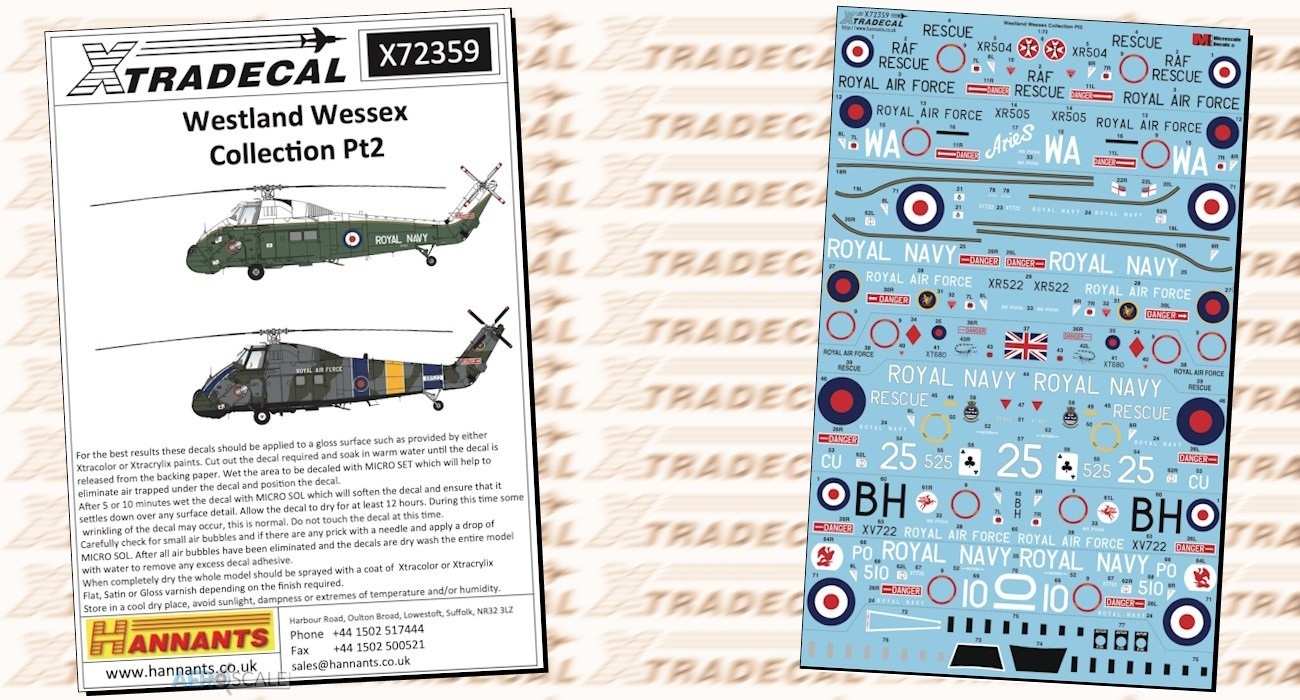 Decals: Westland Wessex Part 2