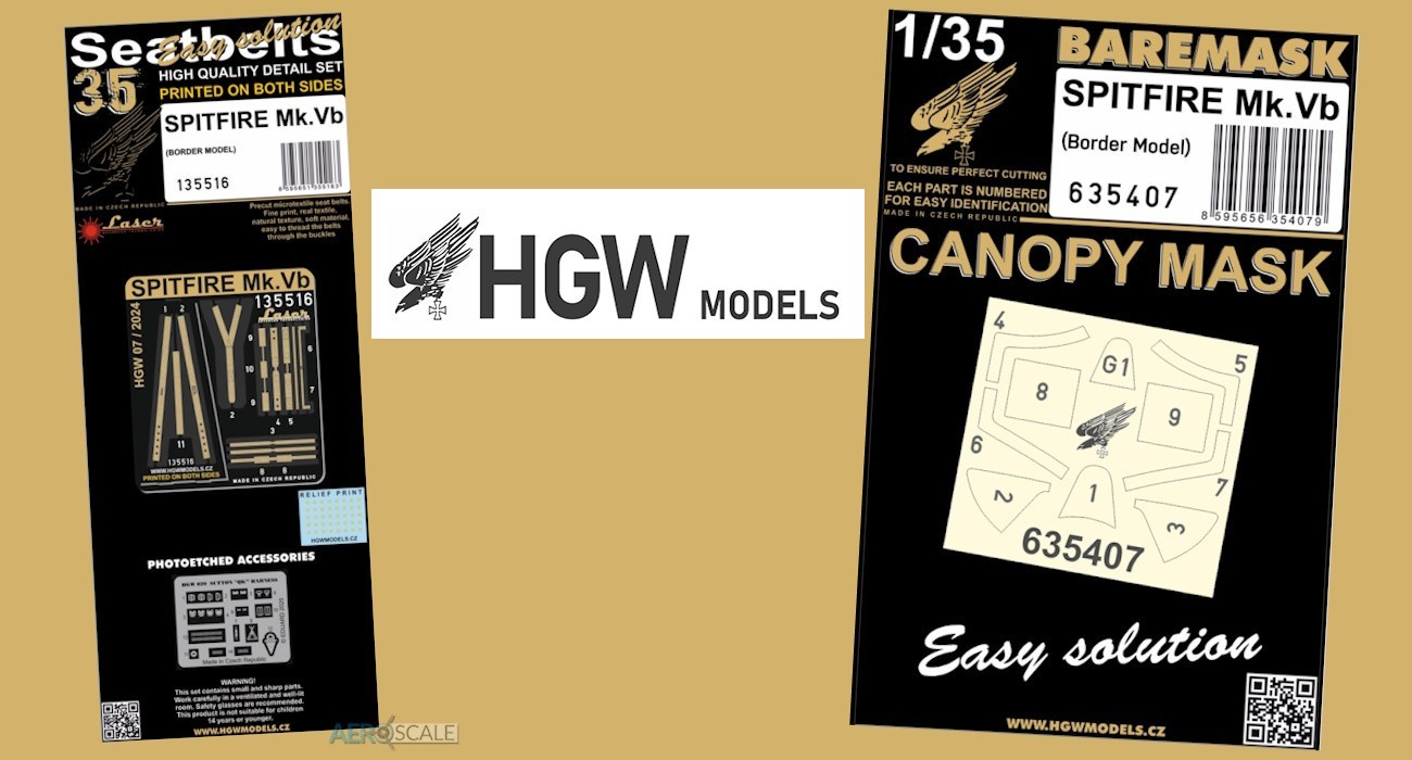Spitfire Mk.V Seatbelts & Paint Masks Released