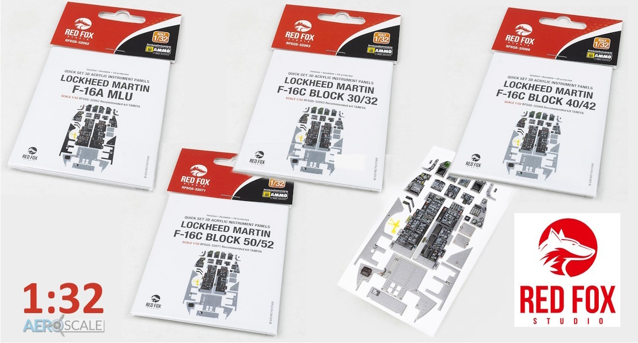 F-16 3D Cockpit Detail Sets Released