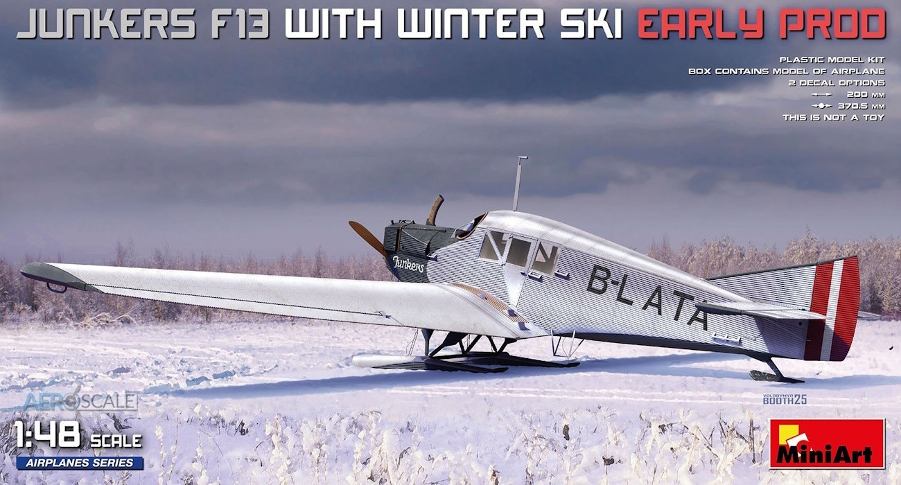 Junkers F13 [Early Prod] With Winter Skis Coming Soon
