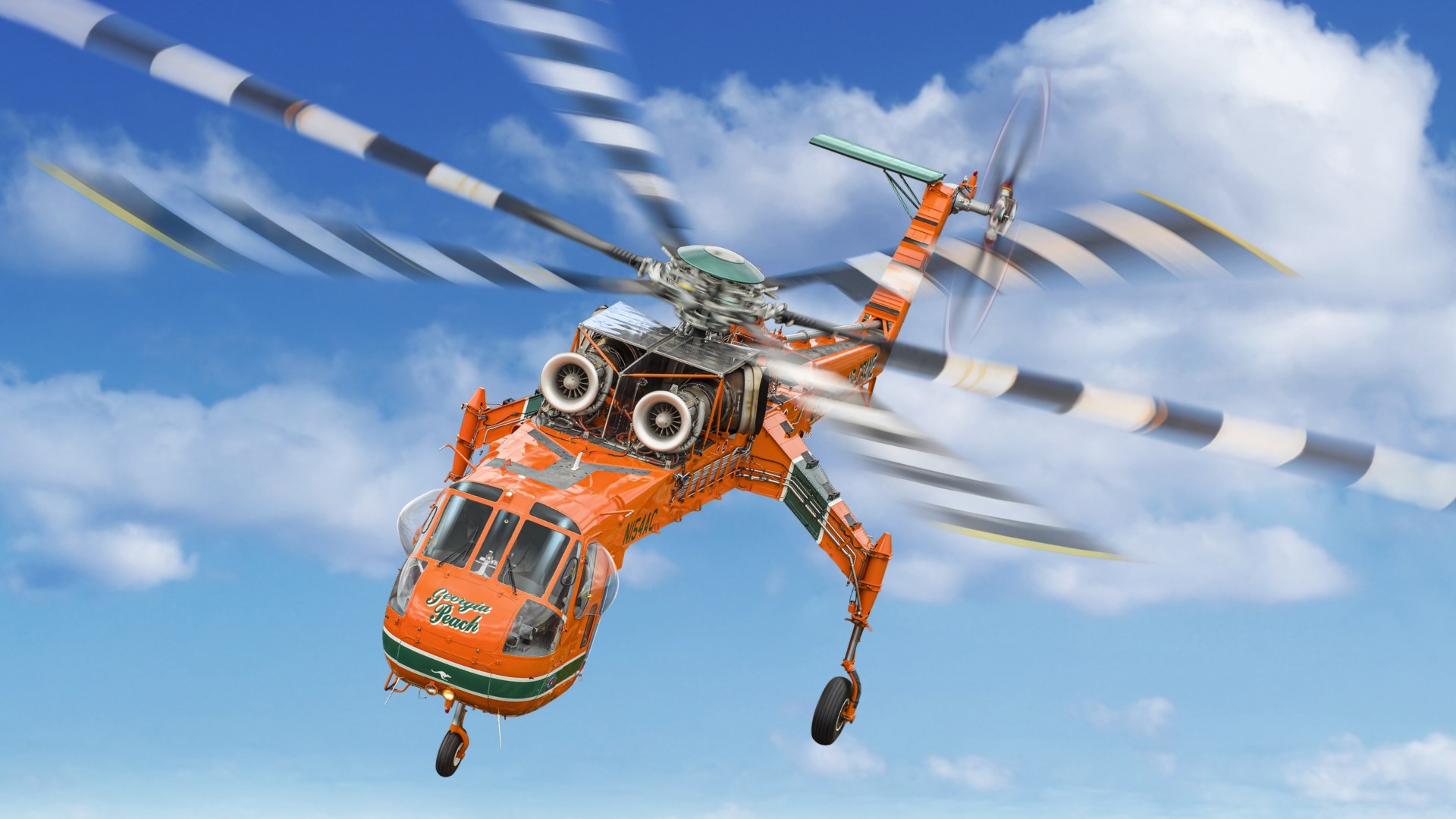 Discover ICM's S-64E Skycrane