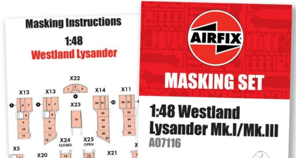 Masking Set – 1:48 Westland Lysander Mk.I/Mk.III