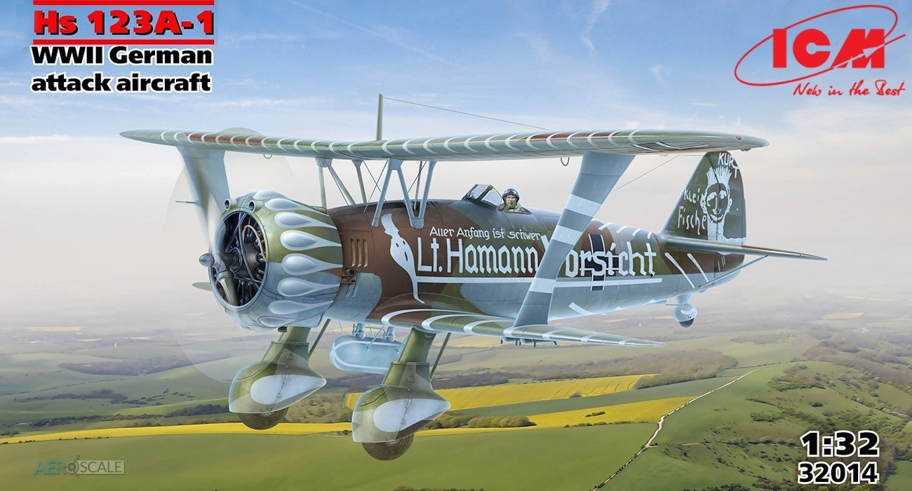 SOON ON SALE: Hs 123A-1, WWII German Attack Aircraft