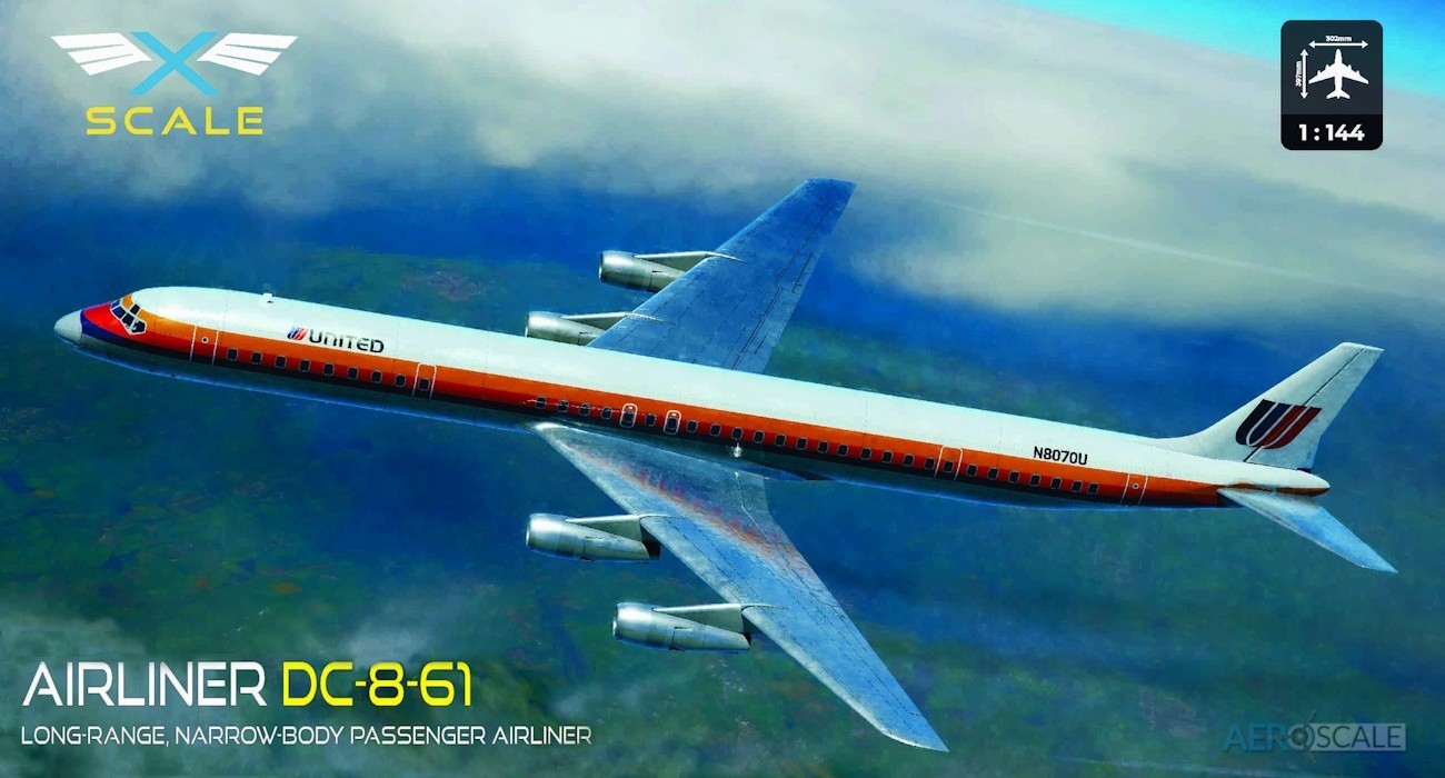 DC-8-61 United Airlines Released