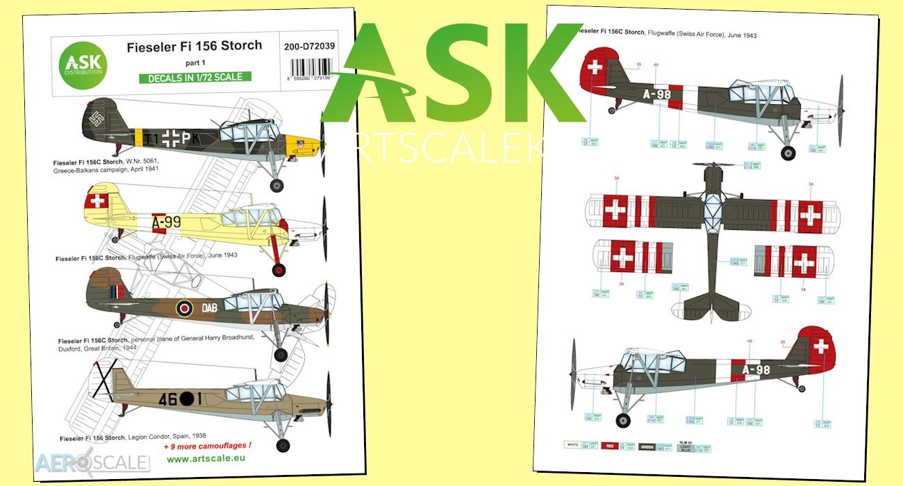 Decals: Fi 156 Storch around Europe Released