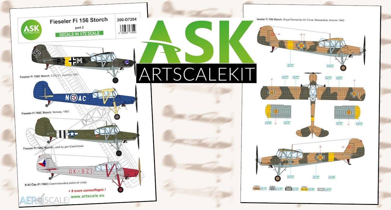 Decals: Fi 156 Storch around Europe Part II