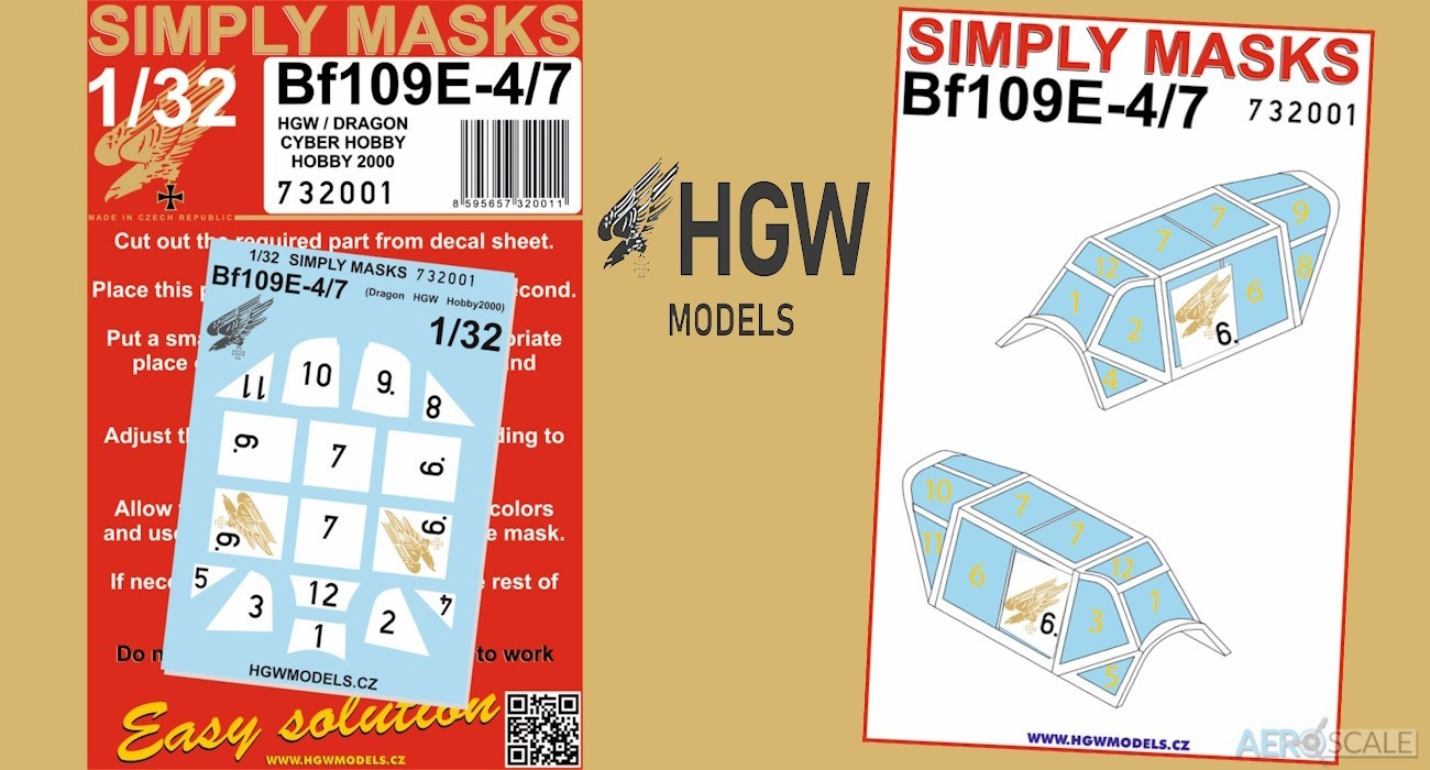 Bf109E-4/7 Simply Masks