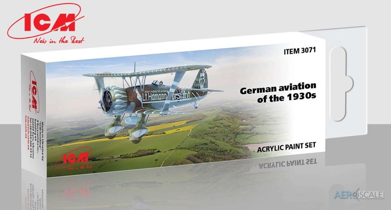 SOON ON SALE: 1930's German Aviation Acrylic Paint Set