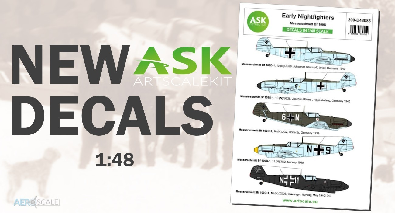 Decals: Bf 109D Early Nightfighters
