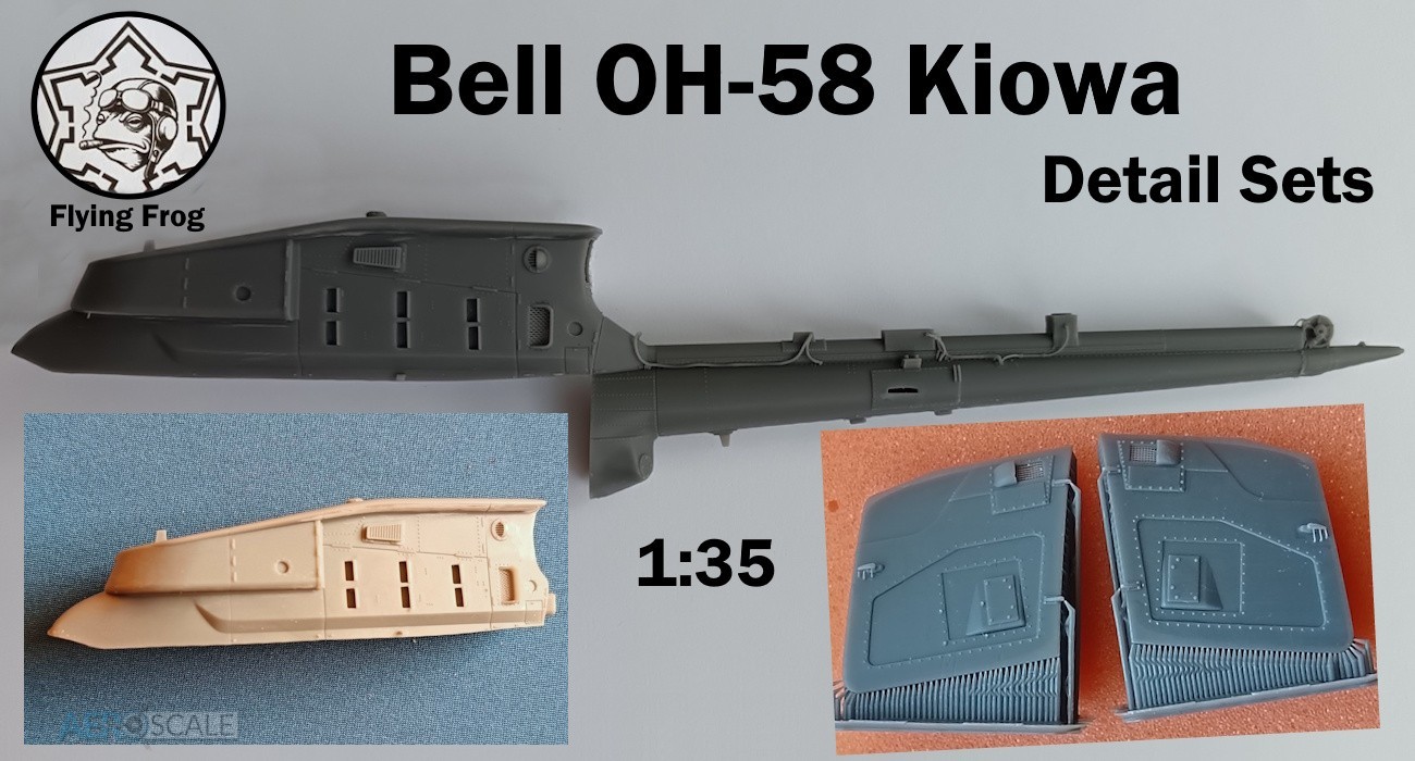 OH-58 Kiowa 3D Printed Detail Sets