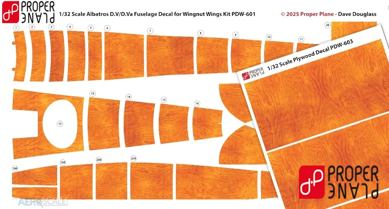 Decals: Albatros D.V/D.Va Fuselage Panels Released