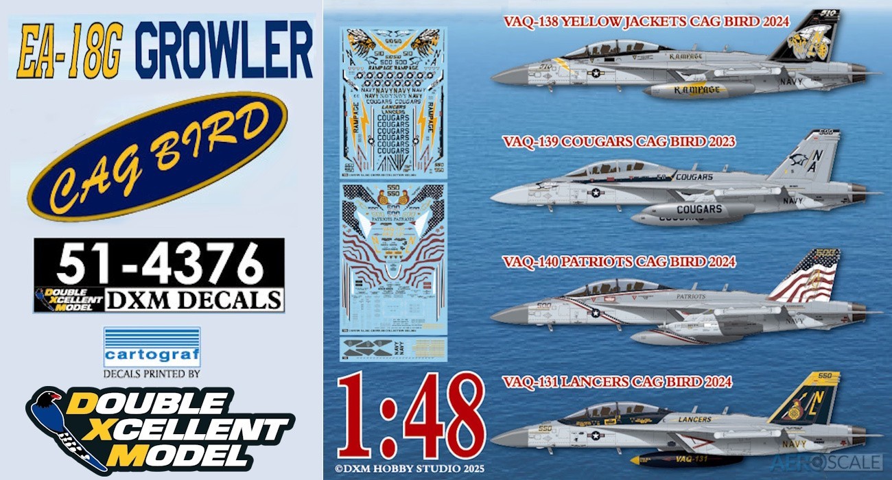 Decals: Growler CAG Birds Collection
