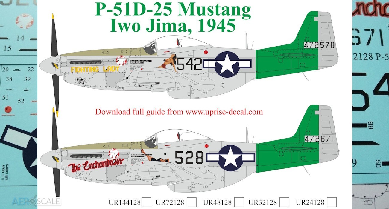 Decals: Iwo Jima Mustangs