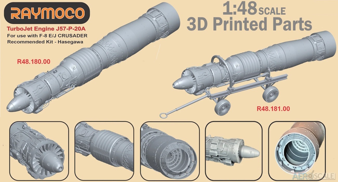 F-8 Crusader Engine & Trolley Set Released