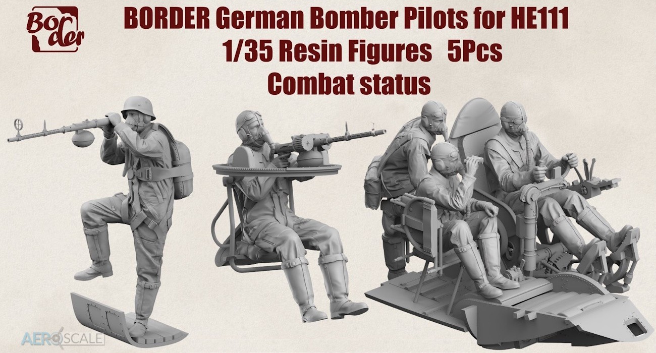 WWII Luftwaffe Bomber Crew Figures