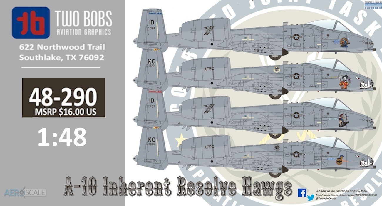 Decals: A-10 Inherent Resolve Hawgs
