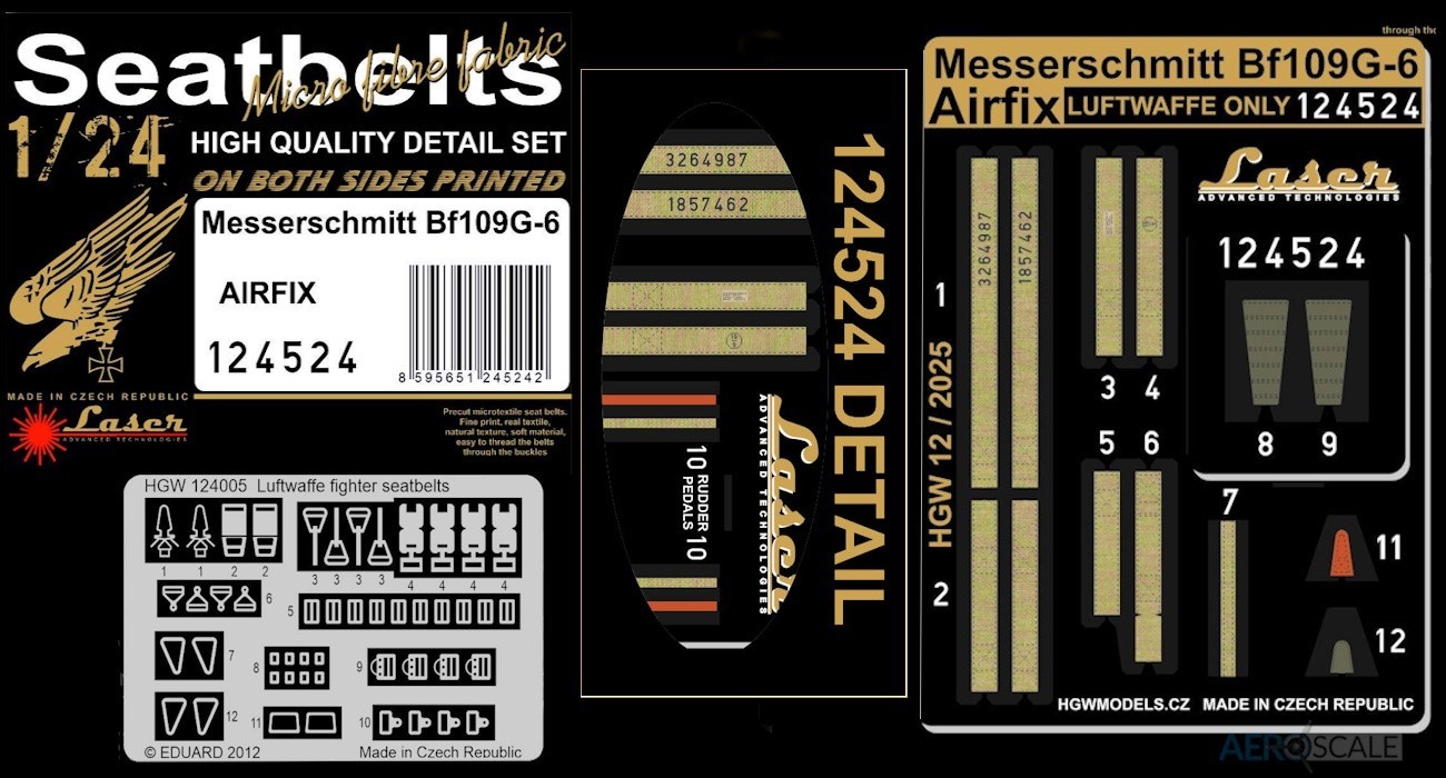 Bf 109G-6 Seatbelts Released
