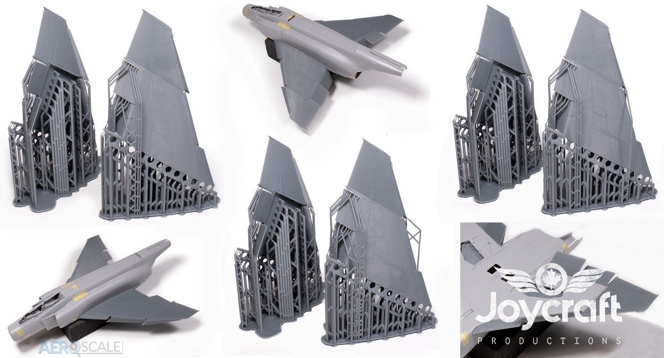 F-4 Phantom II Wing With Dropped Flight Controls Released